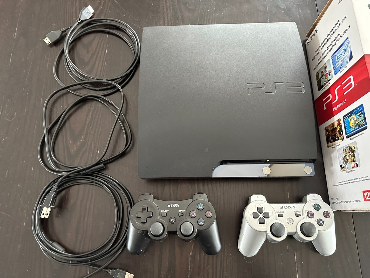 USED* Fully Functional Sony PlayStation 3 Slim 120GB Console w/ 6
