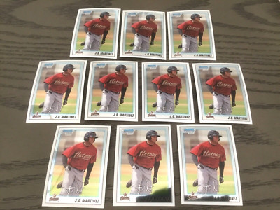 LOT 10-MINT RC'S J.D.MARTINEZ 2010 BOWMAN CHROME #BCP165 ASTROS BEAUT S