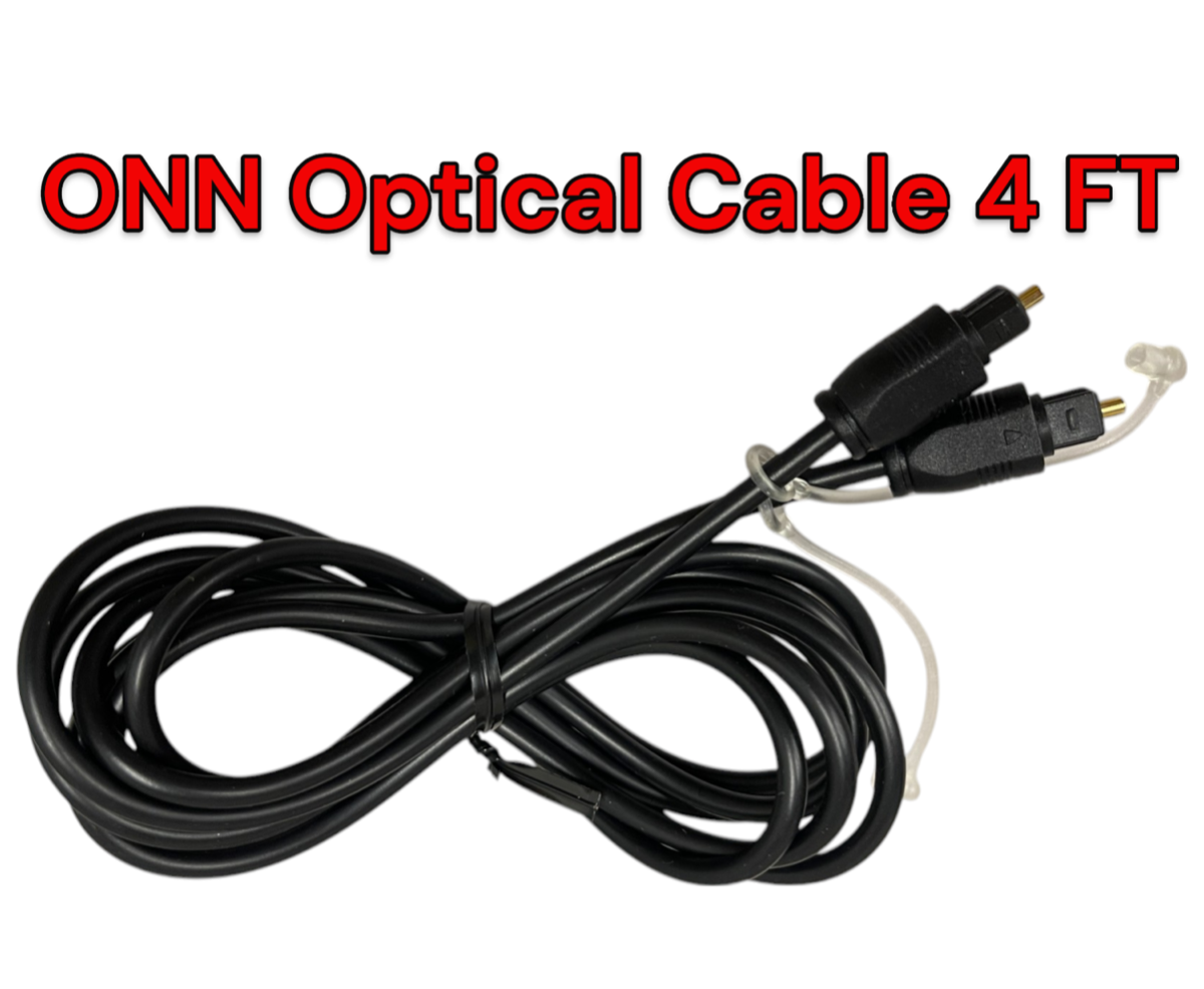 ONN Optical Cable FT For Sound Bars, TVs, Gaming Systems