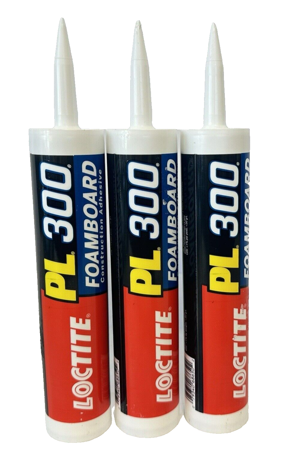 Loctite PL300 Low VOC Foamboard Adhesive Board Foam Cartridge 10 OZ 3