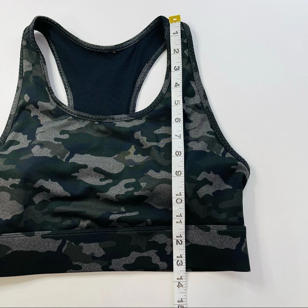 fabletics on the go medium impact camouflage tank-bra