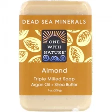 Dead Sea Spa Almond soap Triple Milled Mineral Soap Argon Oil & Shea Butter
