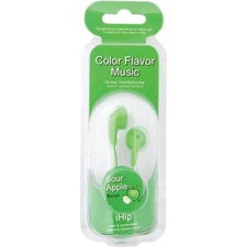 iHip IP-FLAVOR-G Flavor Earphones (Green) (Discontinued by Manufacturer)