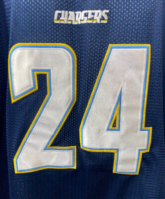Reebok NFL Mens Navy Blue Chargers Mathews Football Jersey Size 48
