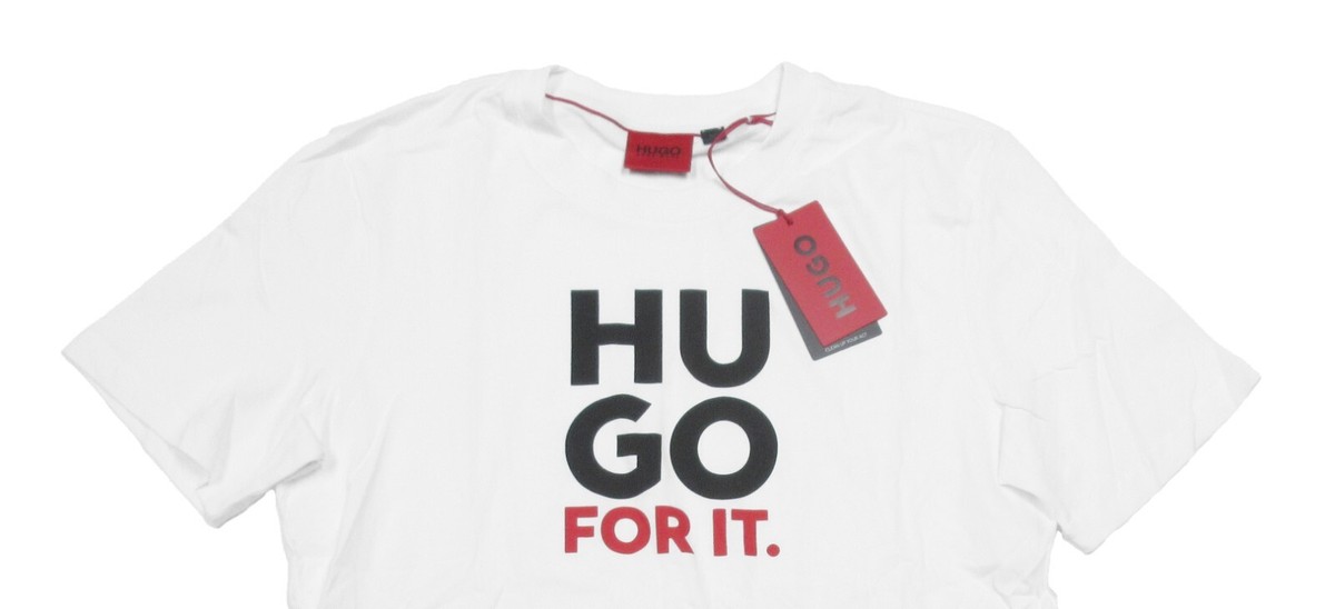 Hugo Boss Red Label Men's White Dimentis Hugo For It Graphic