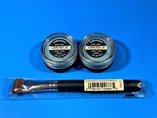 bareMinerals Bare Escentuals GLIMMER LOT - 2 X BLUE MOON - 1 X FLATHEAD BRUSH