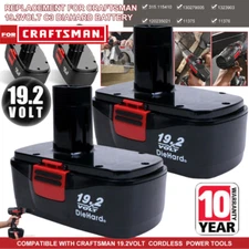 2Pack for Craftsman 19.2 Volt 11375 Battery C3 DieHard 130279005 11376 130279003