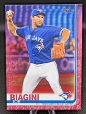 2019 TOPPS UPDATE #US292 JOE BIAGINI MOTHERS DAY PINK 07/50 TORONTO BLUE JAYS