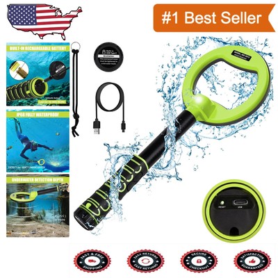 Lightweight IP68 Metal Detector with Built-In Battery for Underwater Explorers