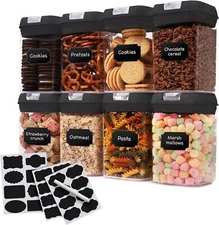 Cheer Collection 8 Piece Food Storage Containers, .8L