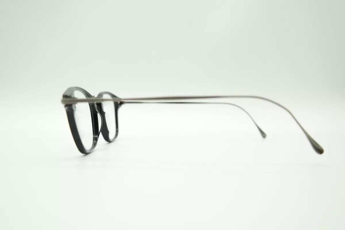 Vintage Lukkas LU P 1604 Noir Gris Ovale Lunettes Monture Lunettes