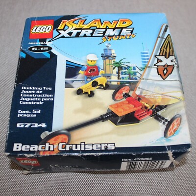 broken box but new LEGO 6734 Island Xtreme Stunts Beach Cruisers