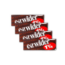 EZ Wider 1 1/4 Rolling Paper 1.25 Cigarette Papers 96 Leaves Total 4 Booklets