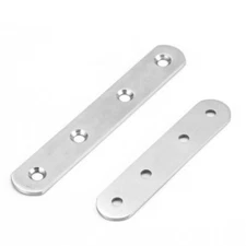 Stainless Steel Repair Plate Flat Straight Fixing Mending Corner Brace Bracket