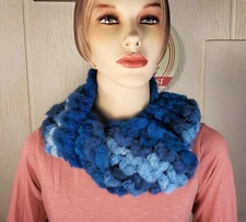 Heart Design Scarf   ** Deep Dive Surprise ** Handmade-Neck Warmer Muffler Snood