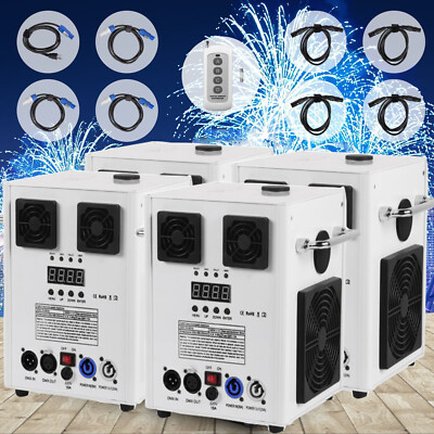 4PCS 700W Large Cold Spark Firework Machine Stage Effect DMX Machine DJ Party US