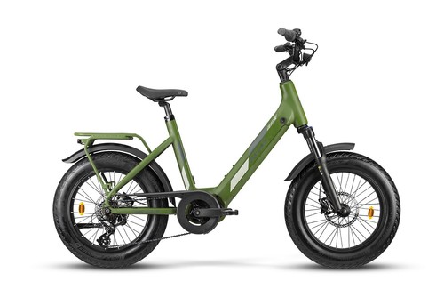 BICI BICICLETTA ELETTRICA DA PASSEGGIO EBIKE ATALA CALIFFONE 20”X4” FAT BIKE 630 - Foto 3 di 3