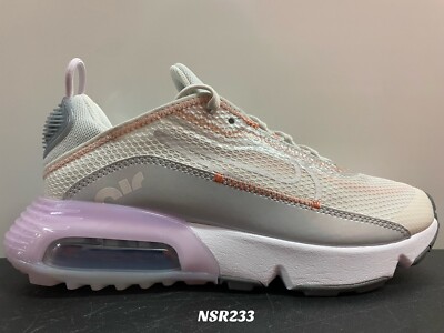 NIKE AIR MAX 2090 GS METALLIC PLATINUM TINT LIGHT VIOLET CJ4066 014 SIZE 5 NEW