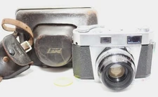 【Rare】Lord 5D Rangefinder Okaya Highkor 40mm f/2 w/Yellow Filter From JP #A01326