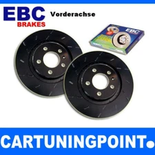 VA Black Dash Brake Discs for Mitsubishi Lancer Sportback CX_A USR1384