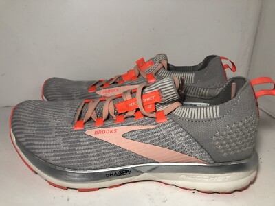 Brooks Ricochet 2 Gray Mesh  Sneakers Women s Size 10 NO INSOLES