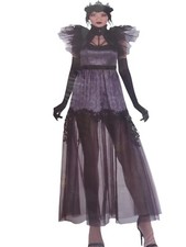 Empress Costume Set ADULT LARGE 10-12 NEW DRESSY DRESS PARTY COSPLAY BLACK