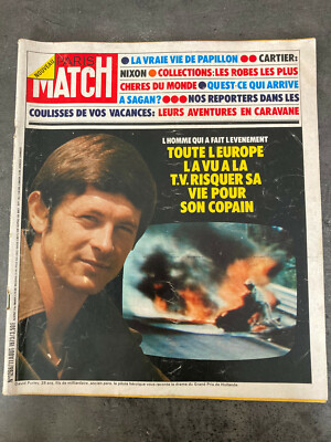 PARIS MATCH Nr. 1266 11. August 1973 Sagan Drama des Großen Preises von Holland Purley K22