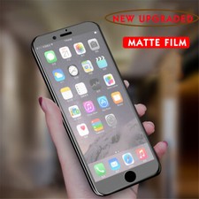 For iPhone 14 12 11 SE 13 Matte Frosted Premium Tempered Glass Screen Protector