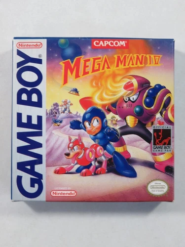 MEGA MAN IV NNINTENDO GAMEBOY (GB) USA (IMPORT FR) - (COMPLETE - VERY GOOD CONDIT