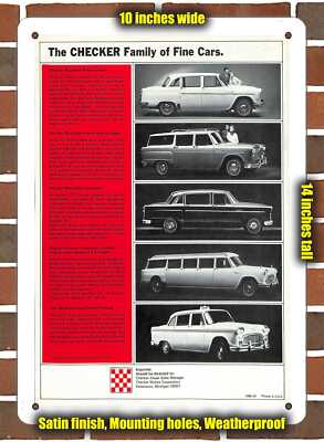 Metal Sign - 1969 Checker Marathon Diesel (Sign Variant #3)