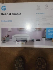 HP Deskjet 2752 Wireless All-in-one Color Inkjet Printer - White