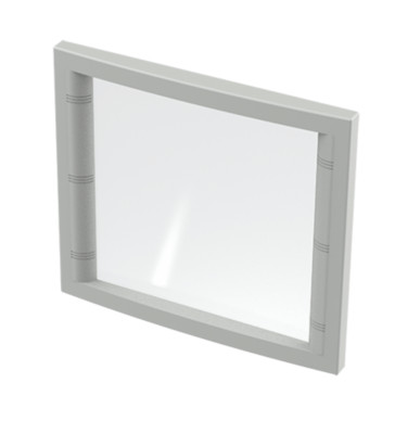 HOFFMAN CBH4045LG Window Kit, Type 4, fits 400x450mm, Lt. Gray 400x450mm