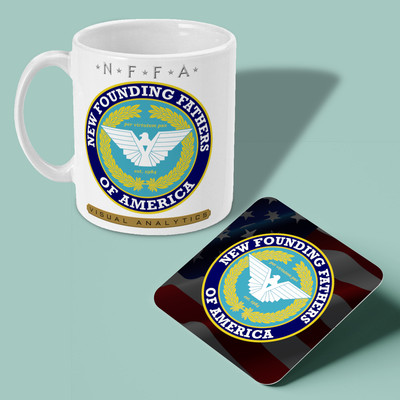 Nffa New Founding Fathers Of America Mug Coaster Gift Set The Purge Design Ebay