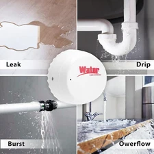 Smart Wi-Fi Water Leak Sensor - 2.4G Wireless Alarm for Home, Instant Alerts