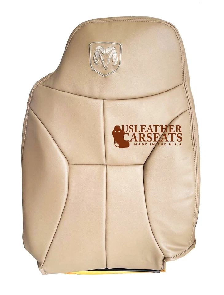1998-2002 Подходит для Dodge Ram пассажирский Lean Back виниловый чехол на сиденье Camel желтовато-коричневый - Изображение 2 из 4