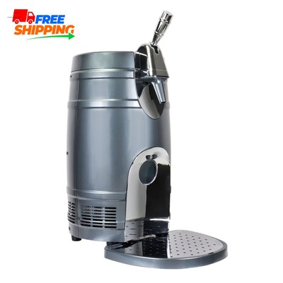 Koolatron 5L Mini Keg Beer Dispenser Cooler with Dual Taps 110V Beer Cooler