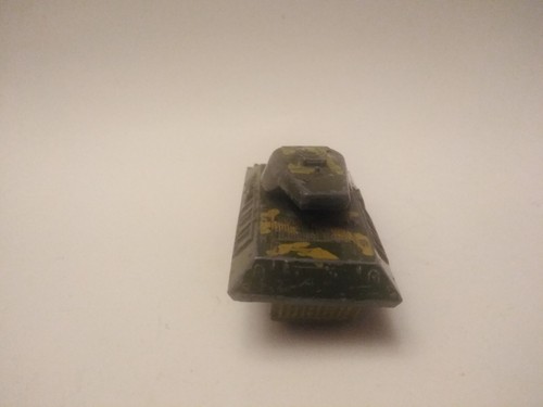Yatming vintage tank green rare 1101 metal army diecast - Zdjęcie 4 z 5