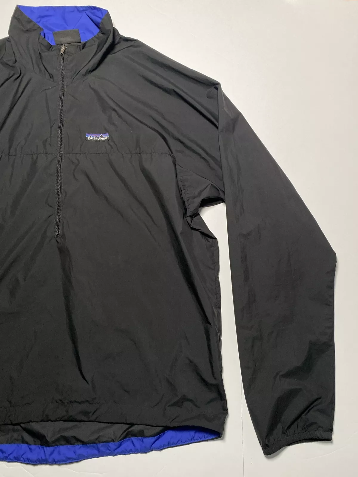 patagonia helium pullover 1/2 zip lightweight windbreaker jacket