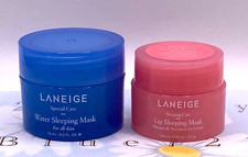 Laneige Water Sleeping Mask  Lip Sleeping Mask Lot of 2 Travel Size no Box