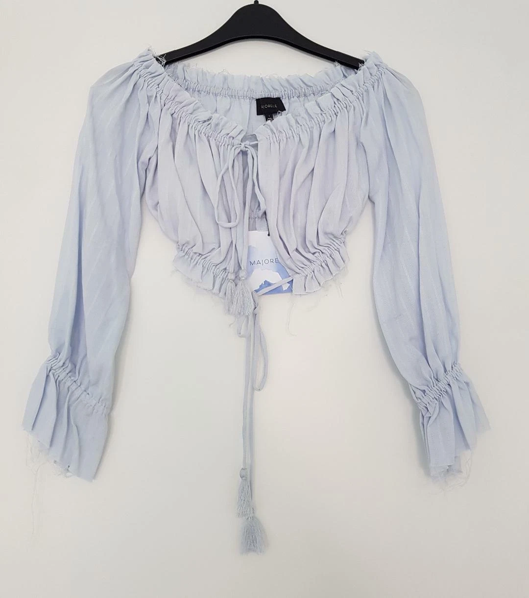MAJORELLE Sangria Top in Dusty Blue, REVOLVE