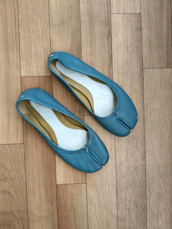 MAISON MARGIELA AZUL TABI BALLETS TALLA EU 35, 5 US, 2 UK Foto 3 de 4
