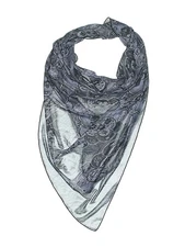 Romwe Women Gray Scarf One Size
