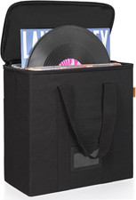 7/10/12 Vinyl Record Storage Box with Lids and Handle Vinyl Album Storage Case