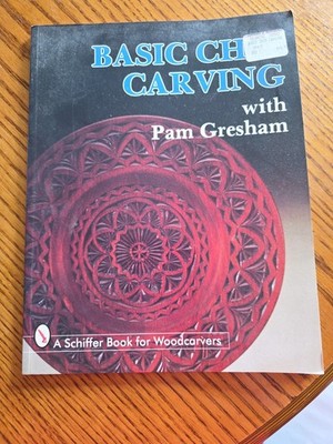 Basic Chip Carving with Pam Gresham Paperback 1993 Woodworking Hobby Art