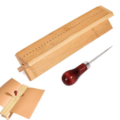 Holz Buchbindeset 32cm für DIY Notizbücher Tagebücher Planer Basteln