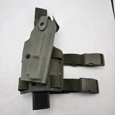 Used Safariland 6004 Holster FN 5.7 Right Hand Drop Leg Level 2 ODG