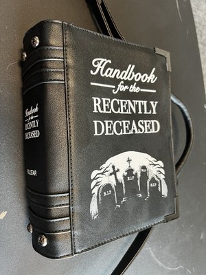 Killstar Handbook for the Recently Deceased crossbody bag purse
