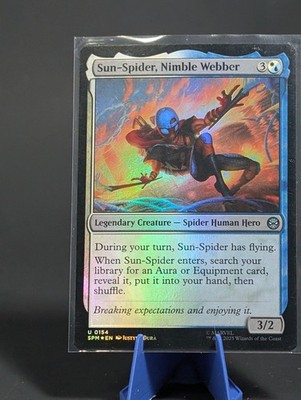 Magic the Gathering Sun-Spider, Nimble Webber Foil, - 0154 - NM
