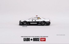 Mini GT Kaido House 1:64 Nissan Skyline GT-R (R34) V2 Aero Japan Police KHMG120