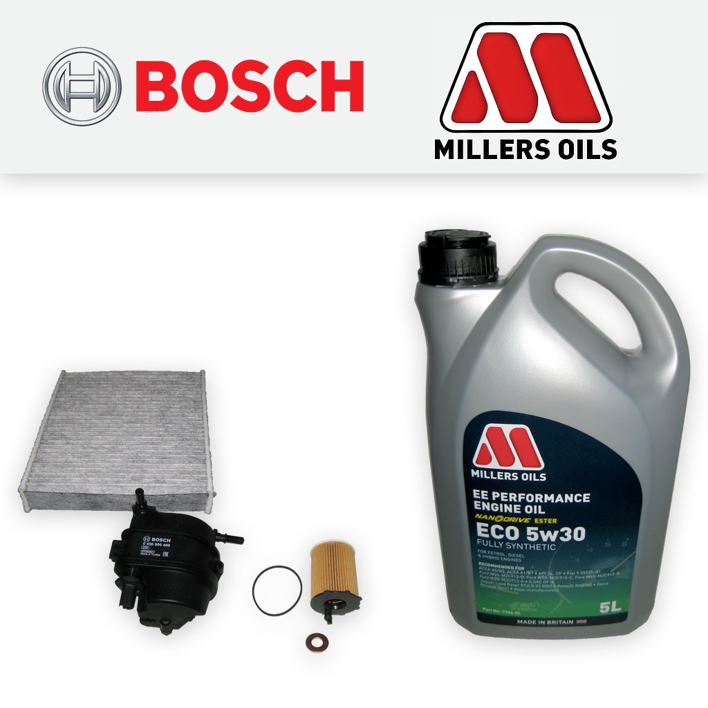 SERVICE KIT for FORD FIESTA MK6 1.4 TDCI OIL FUEL CABIN FILTERS +OIL (2002-2008)